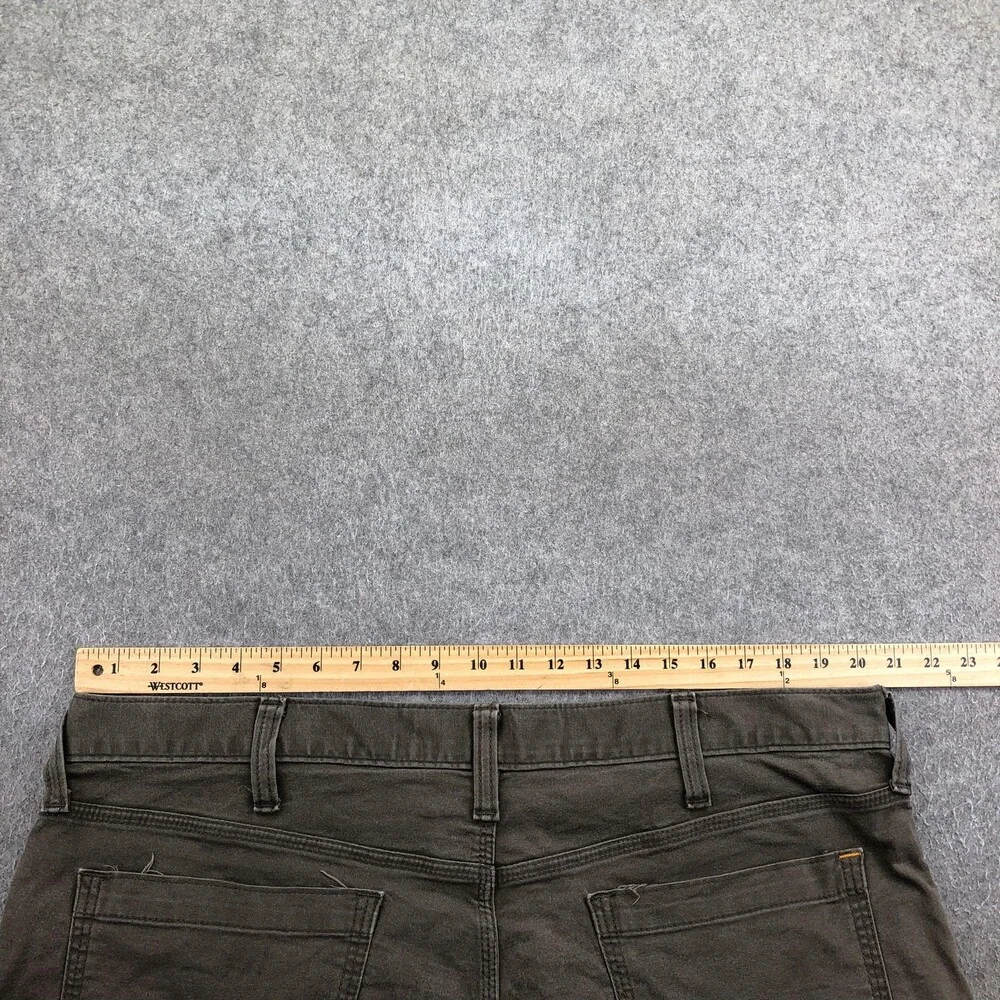 Ariat Rebar Pants Mens 40x32 Brown Canvas Carpenter Relaxed Straight Workwear M4